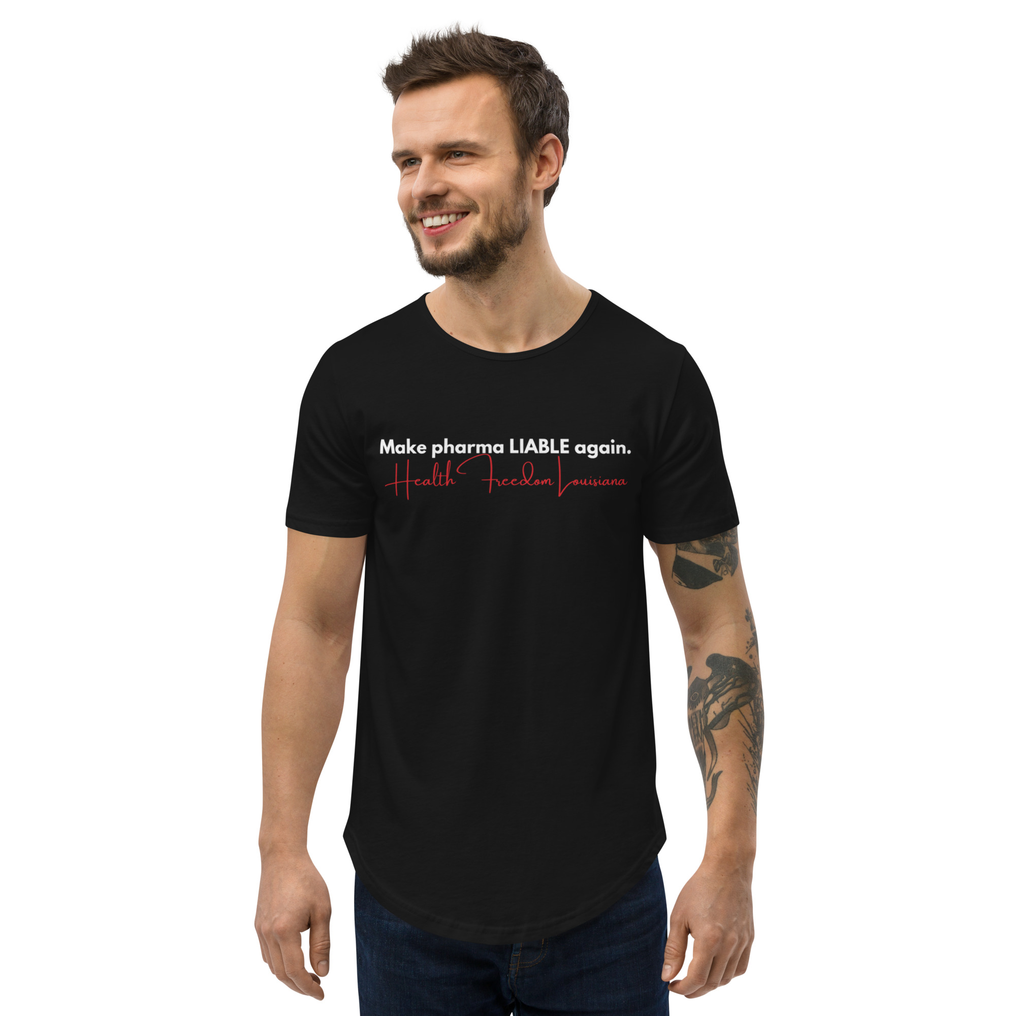 Men’s Curved Hem T-Shirt